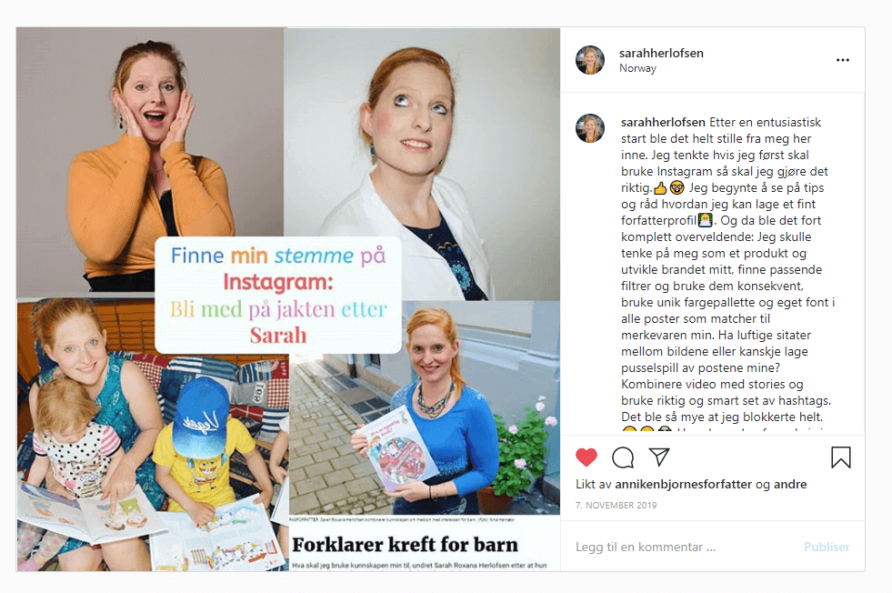 Instagram sarahherlofsen